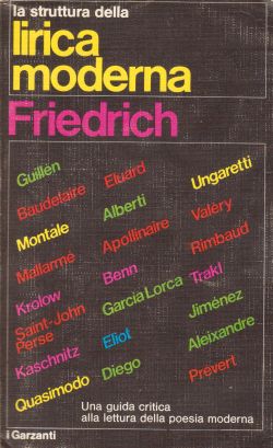 La struttura della lirica moderna, Hugo Friedrich